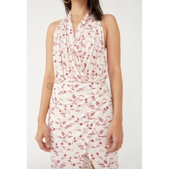Free People Daria Dress in Ivory Combo XS NWT - Picture 4 of 8